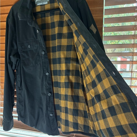 Men’s EDDIE BAUER BUTTON UP JACKET WITH FLANNEL INTERIOR - Picture 6 of 13